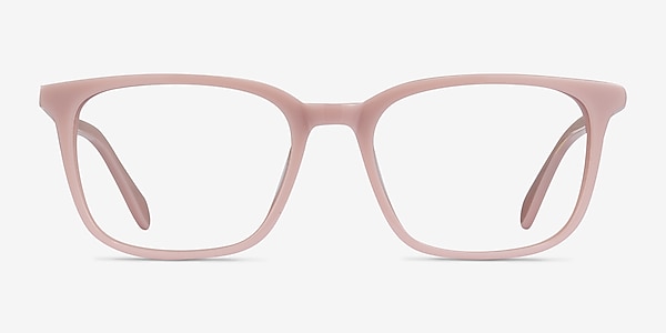 Etched Pink Acetate Eyeglass Frames