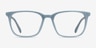 Etched Blue AcetateEyeglass Frames from EyeBuyDirect, Front View