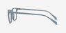 Etched Blue AcetateEyeglass Frames from EyeBuyDirect, Side View