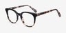 Rialto Black Tortoise AcétateMontures de lunettes de vue d'EyeBuyDirect, Vue d'Angle