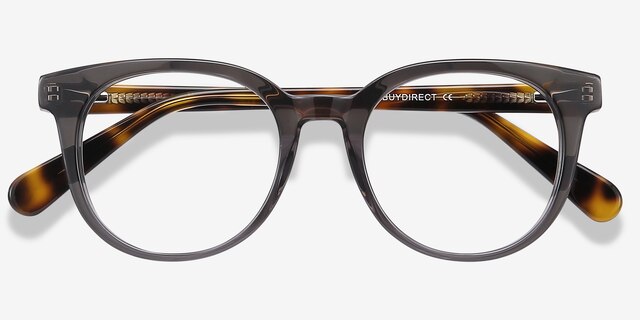 Rialto Gray AcetateEyeglass Frames from EyeBuyDirect, Closed View