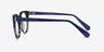 Rialto Blue Floral AcétateMontures de lunettes de vue d'EyeBuyDirect, Vue de Côté