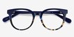 Rialto Blue Floral AcetateEyeglass Frames from EyeBuyDirect, Closed View