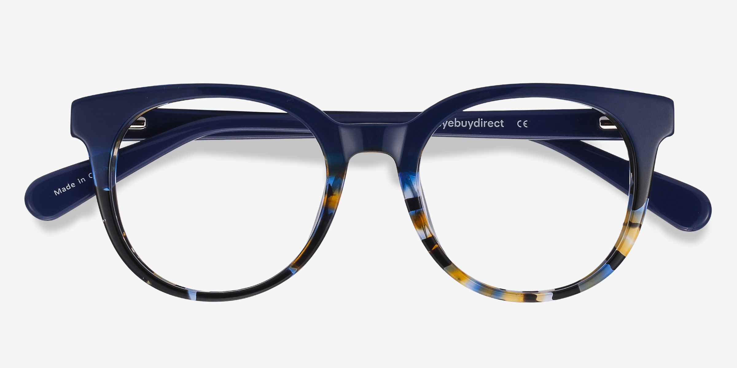 Rialto Round Blue Floral Glasses for Women | Eyebuydirect