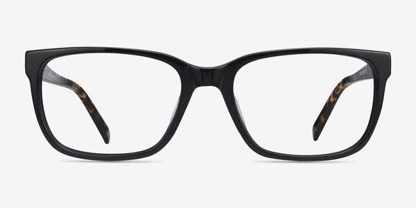 Demo Black Acetate Eyeglass Frames