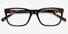 Demo Black AcetateEyeglass Frames from EyeBuyDirect, Closed View