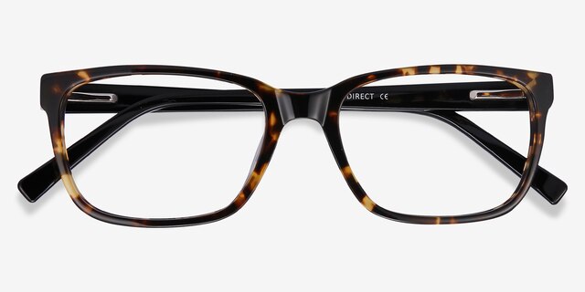 Demo Tortoise AcetateEyeglass Frames from EyeBuyDirect, Closed View