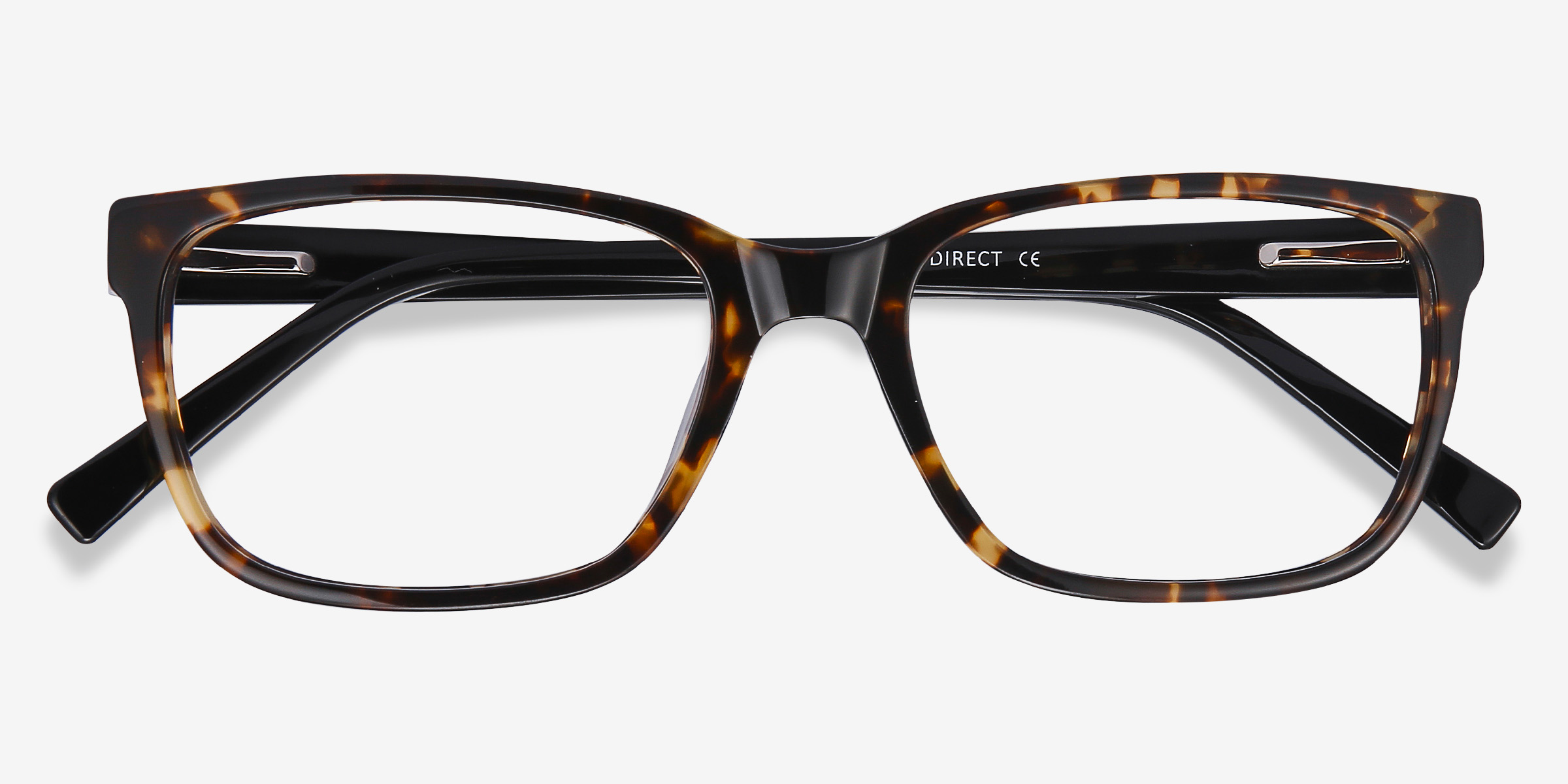 Demo Rectangle Tortoise Glasses For Men Eyebuydirect Canada