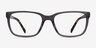 Demo Gray AcetateEyeglass Frames from EyeBuyDirect, Front View