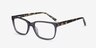 Demo Gray AcetateEyeglass Frames from EyeBuyDirect, Angle View