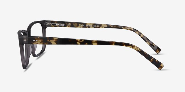 Demo Gray AcetateEyeglass Frames from EyeBuyDirect, Side View
