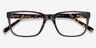 Demo Gray AcetateEyeglass Frames from EyeBuyDirect, Closed View