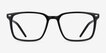 Chief Black AcetateEyeglass Frames from EyeBuyDirect, Front View