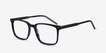 Chief Black AcetateEyeglass Frames from EyeBuyDirect, Angle View