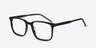 Chief Black AcetateEyeglass Frames from EyeBuyDirect, Angle View