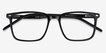 Chief Black AcetateEyeglass Frames from EyeBuyDirect, Closed View