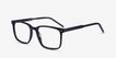 Chief Navy AcetateEyeglass Frames from EyeBuyDirect, Angle View