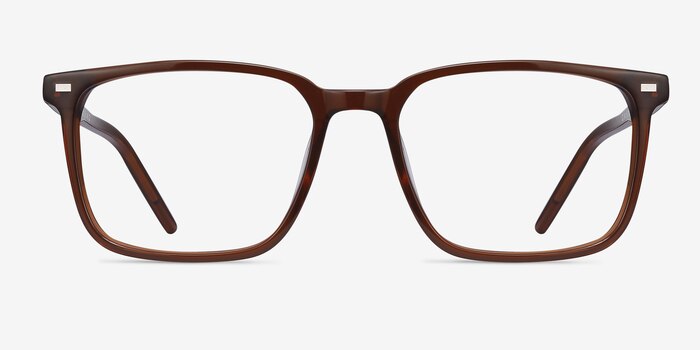 Chief Brown Acetate Eyeglass Frames from EyeBuyDirect