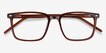 Chief Brown AcetateEyeglass Frames from EyeBuyDirect, Closed View