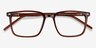 Chief Brown AcetateEyeglass Frames from EyeBuyDirect, Closed View
