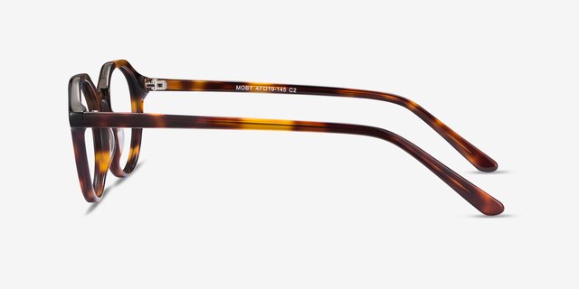 Moby Tortoise AcetateEyeglass Frames from EyeBuyDirect, Side View