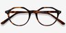 Moby Tortoise AcetateEyeglass Frames from EyeBuyDirect, Closed View