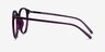 Macaron Purple PlasticEyeglass Frames from EyeBuyDirect, Side View