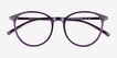 Macaron Purple PlasticEyeglass Frames from EyeBuyDirect, Closed View