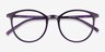 Macaron Purple PlasticEyeglass Frames from EyeBuyDirect, Closed View