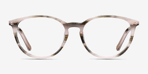 Messenger Striped Acetate Eyeglass Frames