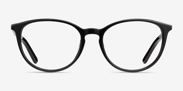 Messenger Noir Acétate Montures de lunettes de vue