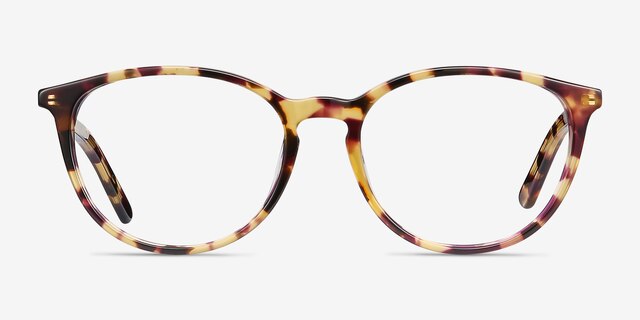 Messenger Tortoise AcetateEyeglass Frames from EyeBuyDirect, Front View
