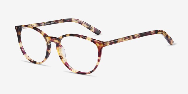 Messenger Tortoise AcetateEyeglass Frames from EyeBuyDirect, Angle View
