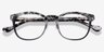 Keen Gray Floral AcetateEyeglass Frames from EyeBuyDirect, Closed View
