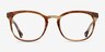 Keen Brown AcetateEyeglass Frames from EyeBuyDirect, Front View