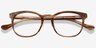 Keen Brown AcetateEyeglass Frames from EyeBuyDirect, Closed View