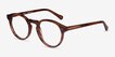 Theory Cognac AcetateEyeglass Frames from EyeBuyDirect, Angle View
