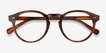 Theory Cognac AcetateEyeglass Frames from EyeBuyDirect, Closed View