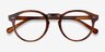 Theory Cognac AcetateEyeglass Frames from EyeBuyDirect, Closed View