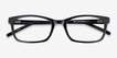 Mesquite Black AcetateEyeglass Frames from EyeBuyDirect, Closed View