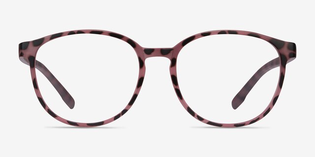 Shifter Pink Tortoise PlasticEyeglass Frames from EyeBuyDirect, Front View