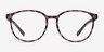 Shifter Pink Tortoise PlasticEyeglass Frames from EyeBuyDirect, Front View