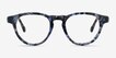 Marine Blue Tortoise AcetateEyeglass Frames from EyeBuyDirect, Front View