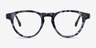 Marine Blue Tortoise AcetateEyeglass Frames from EyeBuyDirect, Front View