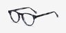 Marine Blue Tortoise AcetateEyeglass Frames from EyeBuyDirect, Angle View
