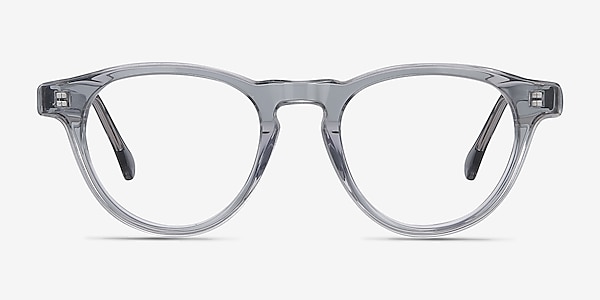 Marine Clear Gray Acetate Eyeglass Frames
