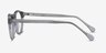 Marine Clear Gray AcetateEyeglass Frames from EyeBuyDirect, Side View