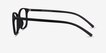 Median Black PlasticEyeglass Frames from EyeBuyDirect, Side View
