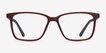 Alaska Red PlasticEyeglass Frames from EyeBuyDirect, Front View