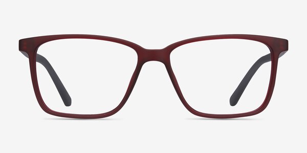 Alaska Red Plastic Eyeglass Frames